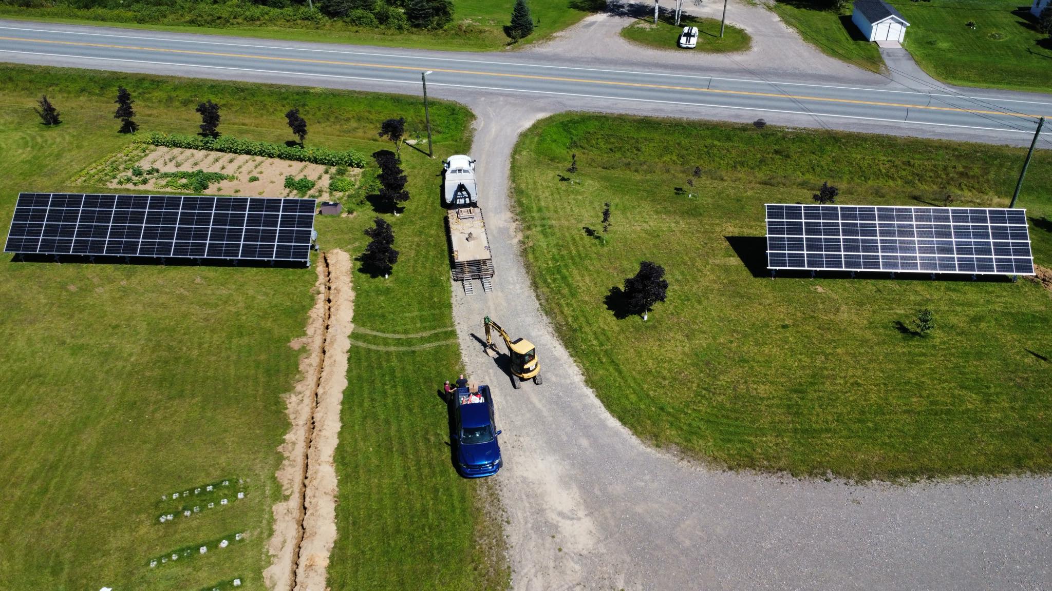 Solar panel installation project 1